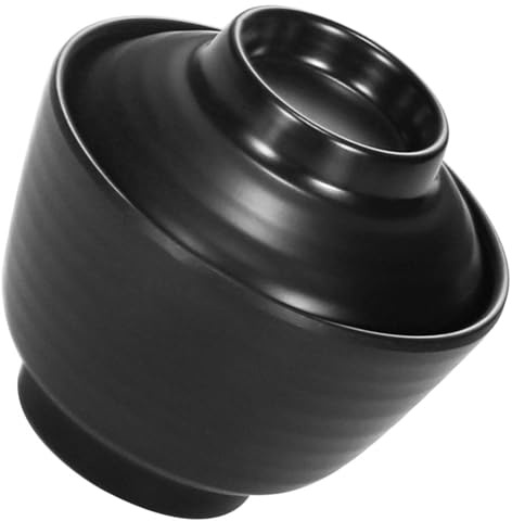 BESTonZON Tazón de sopa japonés, tazón de sopa de miso con tapa, tazones de fideos, tazones de cereales, tazón de ramen para frutas, postre, arroz, pasta, aperitivo