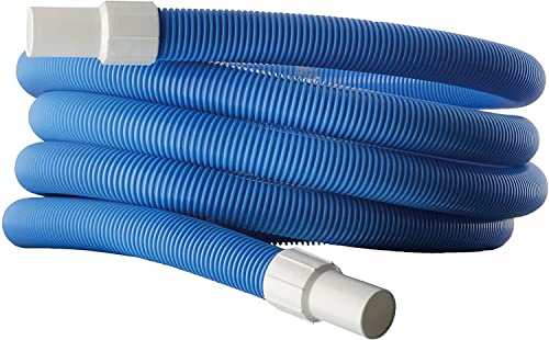 Mugar-VARIOS PRODUCTOS PISCINAS. Mangueras de 32 y 38mm, Limpiafondos palometa y clip, recoge hojas Mangos, terminales para Mantenimiento Piscinas (10m Manguera 38mm)