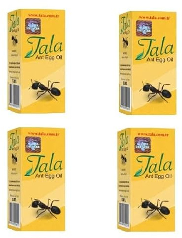 4x Tala Ant Egg Oil Ameiseneieröl Haarentfernungsöl Tüy Dökücü Hair Removal Karınca Yumurta Yağı