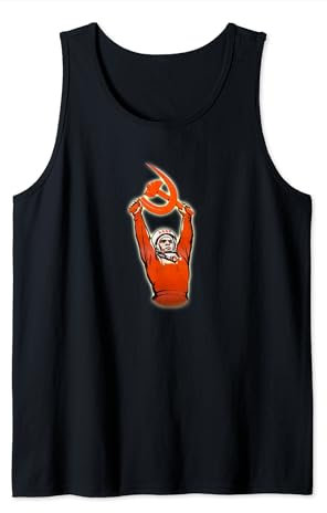 Sowjetischer Kosmonaut mit Hammer und Sichel Tank Top