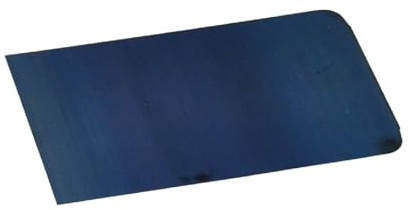 La zappa Espátula lisa para carrocero de acero templado azul en paquete de 12 unidades (3)