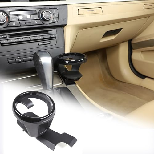 Soporte para Taza de Agua para Consola Central Compatible con BMW Serie 3 2005-2012 E90 E91 E92 E93 325i 320i 318i, Consola Central del Asiento Delantero del Pasajero, expansor de portavasos para
