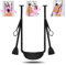 Door Sex Swing Love Slings with Widen Seat Cushion, BDSM Door Hanging Bondage Set Handcuffs Leg Restraints Spreader Adult Toys, Straps Adjustable Max Load 300lbs, Couples Travel Gifts