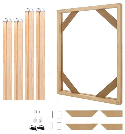 Generisch Keilrahmen leinwand Rahmen holzrahmen spannrahmen leinwandrahmen bilderrahmen 30x40 40x50 40x40 40x60 50x50 50x60 50x70 50x40 Holz Canvas Frame für leinwand malen(40x50)