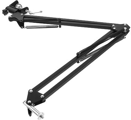 KOCKSHION Soporte De Webcam Ajustable Pinza De Mesa Brazo Oscilante para Transmisiones y Videoconferencias Compatible Dispositivos
