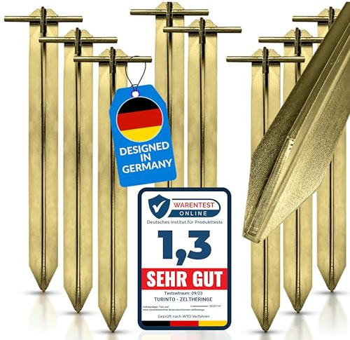 8X Stück Bodenanker Trampolin Erdanker stabile Zelt & Tranpolin - Heringe für sicheres Camping und Outdoor-Erlebnisse -[Extra Starke Schweißnähte] Länge 30 cm Inkl. E-Boch
