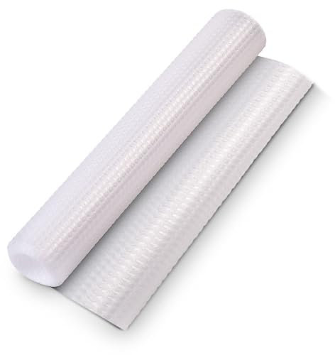 Rosenstein & Söhne Schrankeinlagen: 8er-Set Schubladen-Antirutschmatte,lebensmittelecht,30x150cm,transpare (Schubladenmatte Antirutschmatte, Küchenschrankauskleidung, Schutzfolie)