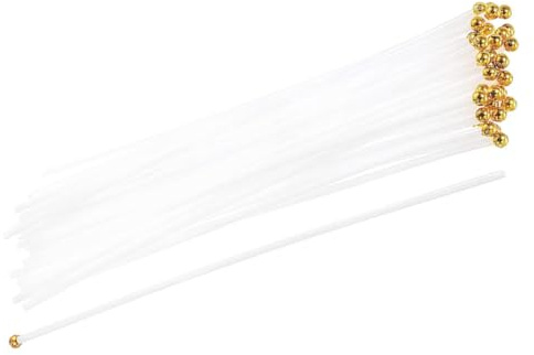 Warmhm 100pièces Mâts de Drapeau Plastique à Monter Soi-même Bâtons Plastique pour Événements Sportifs et Festivals Mât de Drapeau Portatif