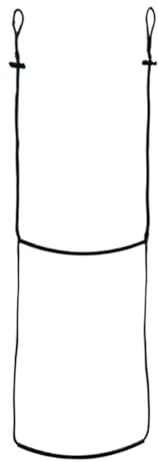 Escalera de Cuerda | Escalera de árbol de Dos escalones de 5 pies para Escalada, Hebillas de Cadena Ajustables de Margaritas, Correa Tejida a Mano, para Escape de Incendios, de obstáculos para