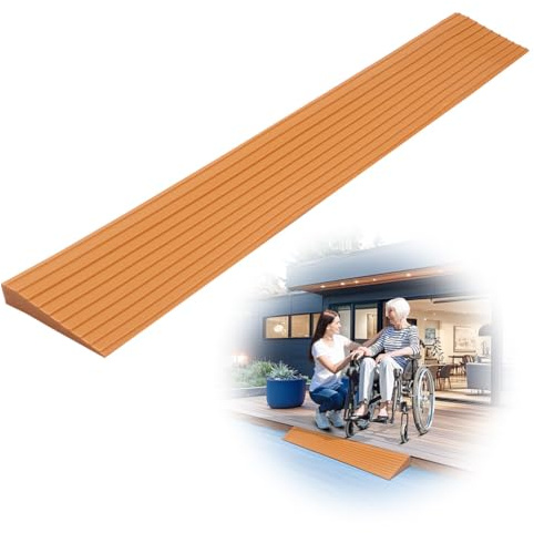 Dörrtröskelramp, 100x8x1,5 cm tröskelramp, dörrtröskelramp för robotdammsugare, halkfri yta, för robotdammsugare, rullstol eller e-Scooter. Barnvagn ramp för robotdammsugare