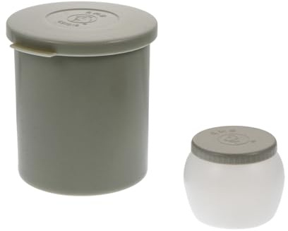 DOITOOL Secchio per Lavaggio Pennelli Artistici Filtro in Acciaio Inox, Contenitore Portapenne Multifunzione in Plastica Resistente, Compatto e Leggero, per Pittura a Olio e Acquerello