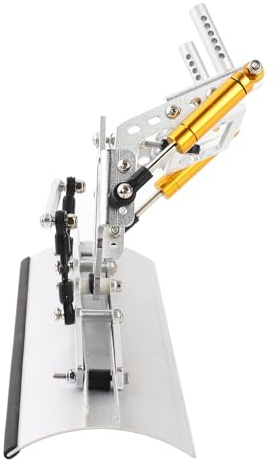 Funien Spazzaneve RC Spazzaneve per Auto RC Pala da Pala da in Lega di Alluminio Portatile in Metallo Leggero con Installazione Semplice per Cingolato 1/