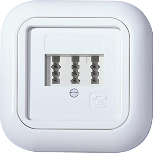 OPUS TAE-Anschlussdose Komplettgerät NFN-kodiert OPUS 1 – 3 x 6, für Fernsprechapparat und Zusatzgeräte