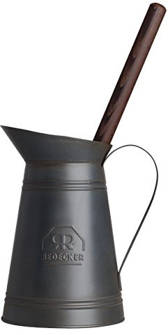 WC-Bürste mit Metallgarnitur - ideal zur Dekoration Schwarz