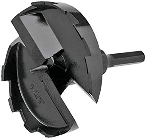 Steelex D3654 4-5/8-Inch Heavy Duty Forstner Bit with Screw Tip , black
