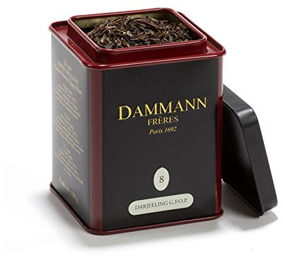 Pasticceria Passerini dal 1919 Dammann Darjeeling G.F.O.P. - Thé Noir de l'Himalaya, boîte 100g - Dammann Frères