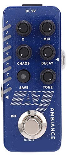 Reverb-Effektpedal, Reverb-Effektpedal Digital 7 Ambiance-Gitarre Eingebauter Infinite Lasting Buffer Bypass f¨¹r A7distortionMonoblock-Effekte