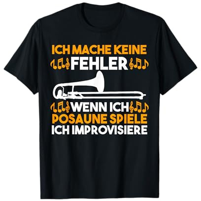 Posaune Posaunenspieler Musiker T-Shirt