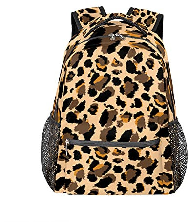 SEEKJOYS Rucksack mit Tigerstreifen-Druck, personalisiertes Muster, Büchertaschen, Freizeit-Rucksack für Teenager, Jungen und Mädchen, Rucksack, Laptop, athletisch, Outdoor, Wandern, Camping, Reisen,