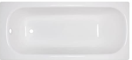 Auswahl-Stahl Emaile Badewanne•Classic Rechteck-Badewanne•140-170cmX70-75cm weiß Größe 150 x 70 cm (2,4mm) rechteckig
