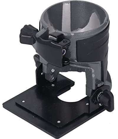 Base per Trimmer Router, -30 °to 45° Angolo Regolabile Router Base Base Del Rifilatore Base per Rifilatore Base per Rifilatura Del Legno Base per Fresa per Rifinitura Accessorio Protettivo per Trimmer