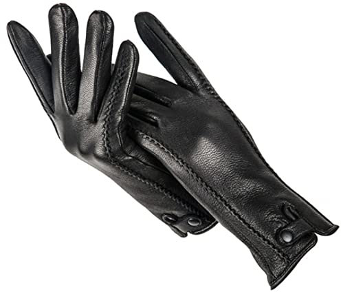 Modische echte Damen-Lederhandschuhe, bequeme warme Damen-Winterhandschuhe Kälteschutzhandschuhe für Damen