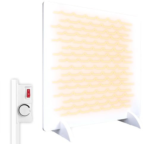 Silvergear® 425W | Pannello Riscaldante a Infrarossi | Riscaldamento a Infrarossi a Risparmio Energetico | con Protezione da Surriscaldamento | Pannelli a Infrarossi