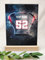 Houston Fanartikel Acryl Tafel - Personalisiertes Geschenk, Football, American Football, Geschenke Jungen, Fanartikel, Fanartikel Kinder, Fan Geschenke, Houston Trikot für Houston-Fans