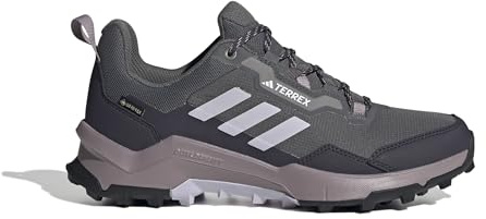 adidas Terrex Ax4 Gore-Tex Hiking Shoes, Zapatos de Senderismo Mujer, Grey Five Silver Dawn Preloved Fig, 36 2/3 EU