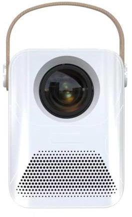 Mini Projector,Portable Projector with WiFi and Bluetooth, Outdoor Movie Projector，Wireless Android Projector，Projection Ratio 1.35:1，Full HD 1080P，360 ° Flip，Four Point Trapezoidal Correction