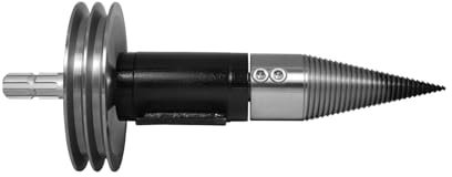 Spaccalegna conico per trattore + kit motore completo robusto (125 mm)