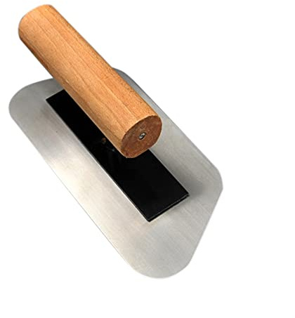 llana de enyesado llana de acero inoxidable Paleta apuntadora trapezoidal de acero inoxidable, paletas de enlucido, herramientas de raspado de hormigón for construcción, piso de baldosas, pared, cemen