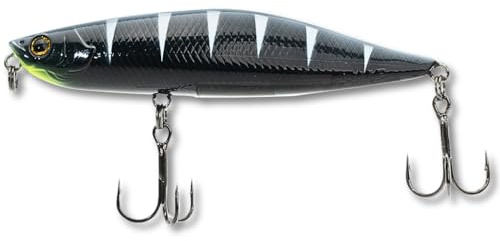 LMAB Topwater Köder Dog Vibe 85F, Stickbait 8,5 cm, Oberflächen Wobbler, Hardbait, bleifrei, Oberflächenköder für Walk the Dog, Barsch, Rapfen Kunstköder, Oberflächenköder Hecht