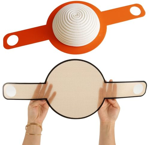 Rrlihjgu Baking Mat for Dutch Oven,8.3 Inch Long Handle Cake Pans for Baking - Silicone Baking Mat for Dutch Oven,Non Stick Baking Mat for Home