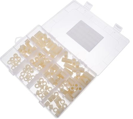 OKUMEYR 150-teiliges Satz Mit Unterlegscheiben Schraubenhülsen Und Nylon-abstandshaltern in Sortiertem Kunststoffkoffer