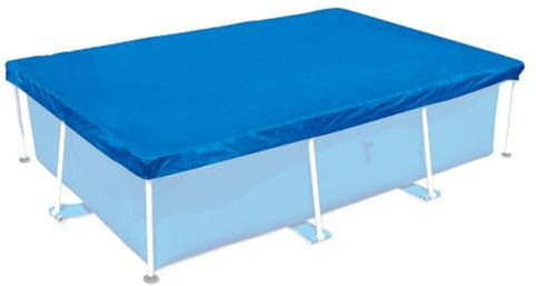 Solar Pool Cover | Rectangular Swimming Pool Covers | Rainproof Paddling Pools Cover with Rope | Waterproof Insulated Hot Tub Covers | UV Proof Protector Pond Lid Accessories for Swimming Pools