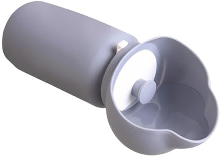 Botella de agua portátil para perros - Vaso para mascotas, vaso de viaje colgante, hervidor de viaje para perros, botella para perros de viaje, cuenco plegable, recipiente desmontable, bebedero a