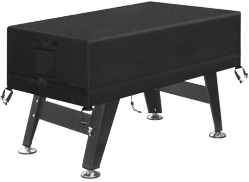Protezione Tavolo Calcio 210d Oxford Stoffa 132x76x147cm Copertura Protettiva Con Fibbie Antivento Borsa Stoccaggio Resiste Ai Raggi UV Antipolvere Per Giardino Protezione Per Mobili Per Prato Patio