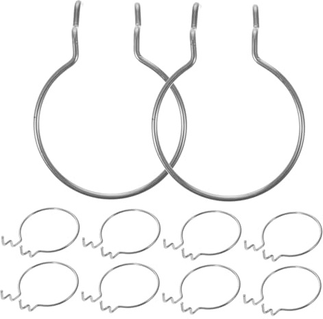 Hemobllo 10 pièces Crochets Pour Panneaux Perforés Robustesse Supérieure Crochet Porte-tasses Multifonction Pour Atelier Garage Cuisine