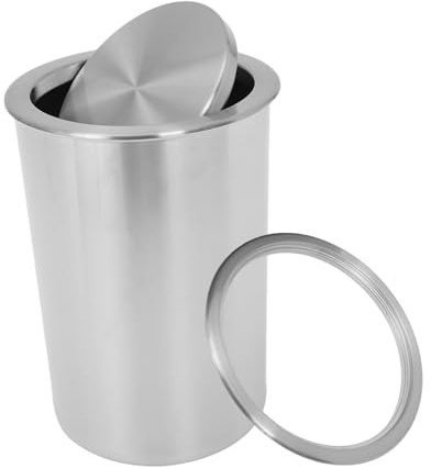 Gatuida Cubo De Basura De Acero Inoxidable Para Empotrar Cubo De Basura De Acero Inoxidable Para Empotrar Con Tapa De Encimera