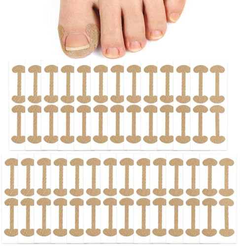 PHYNDR 100 Piezas corrector para uñas encarnadas, adhesivos para uñas encarnadas de pies