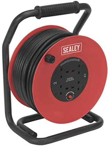 Sealey Avvolgicavo, 50 m, 4 x 230 V, 2,5 mm² - CR25025