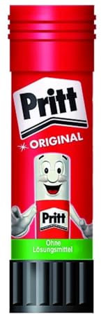 Pritt Klebestift, transparent, auswaschbar, ablösbar, ohne Lösungsmittel, (20 Stück, 22g)