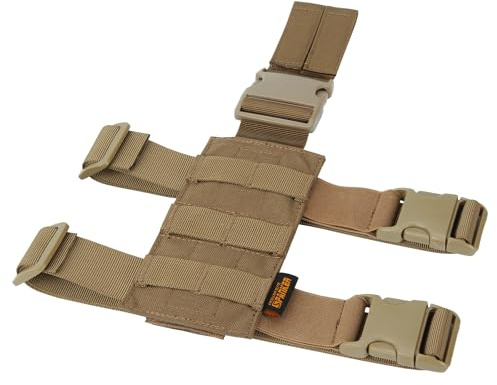 EXCELLENT ELITE SPANKER Taktische Beinholster für Pistolen Molle Beinplatte | einstellbar beinholster,molle drop leg,bein molle,oberschenkelholster,für linkes/rechtes Bein