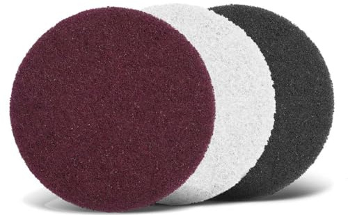 MENZER Fleece Schleifvliese 125 mm (10 Stk.) sehr fein (ca. K 320) | f. Exzenterschleifer, Faservlies