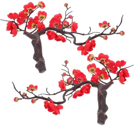 Milisten 2pièces De Artificielles De Fleur pour Décoration De Vase Table Faux Blossom pour Fête Et Événements