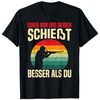 Sportschütze Brille Schießstand fürs Sportschießen T-Shirt
