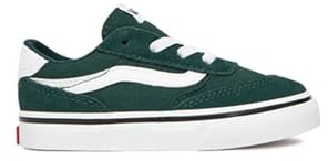 Vans Brooklyn LS - Tenis sin Cordones, Esmeralda, Talla 6.5 para niños, Verde Esmeralda, 23.5 EU