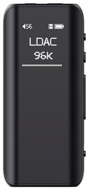 Uxsjakjsd BTR15 Récepteur Bluetooth 5.1 Amplificateur USB avec Sortie Casque Hi-Res 2* ES9219MQ DSD256 LDAC/ 3.5/4.4mm, Prend en Charge LDAC/HD/MQA pour Smartphones/PC/Voiture/Audio Domestiqu