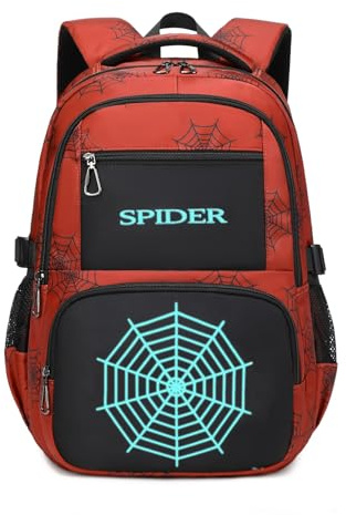 Cartable Lumineux pour Garçon - Sac à Dos Grand Format Primaire, Collège, Lycée